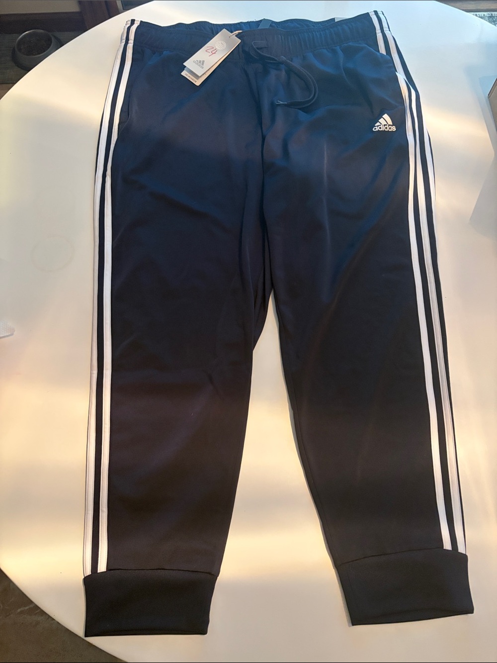 adidas 3 Strip Navy Blue Joggers Men’s